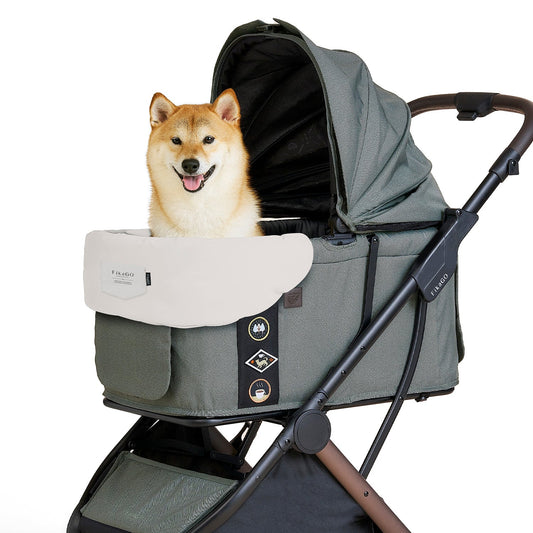 Pram Cushion - Creamy